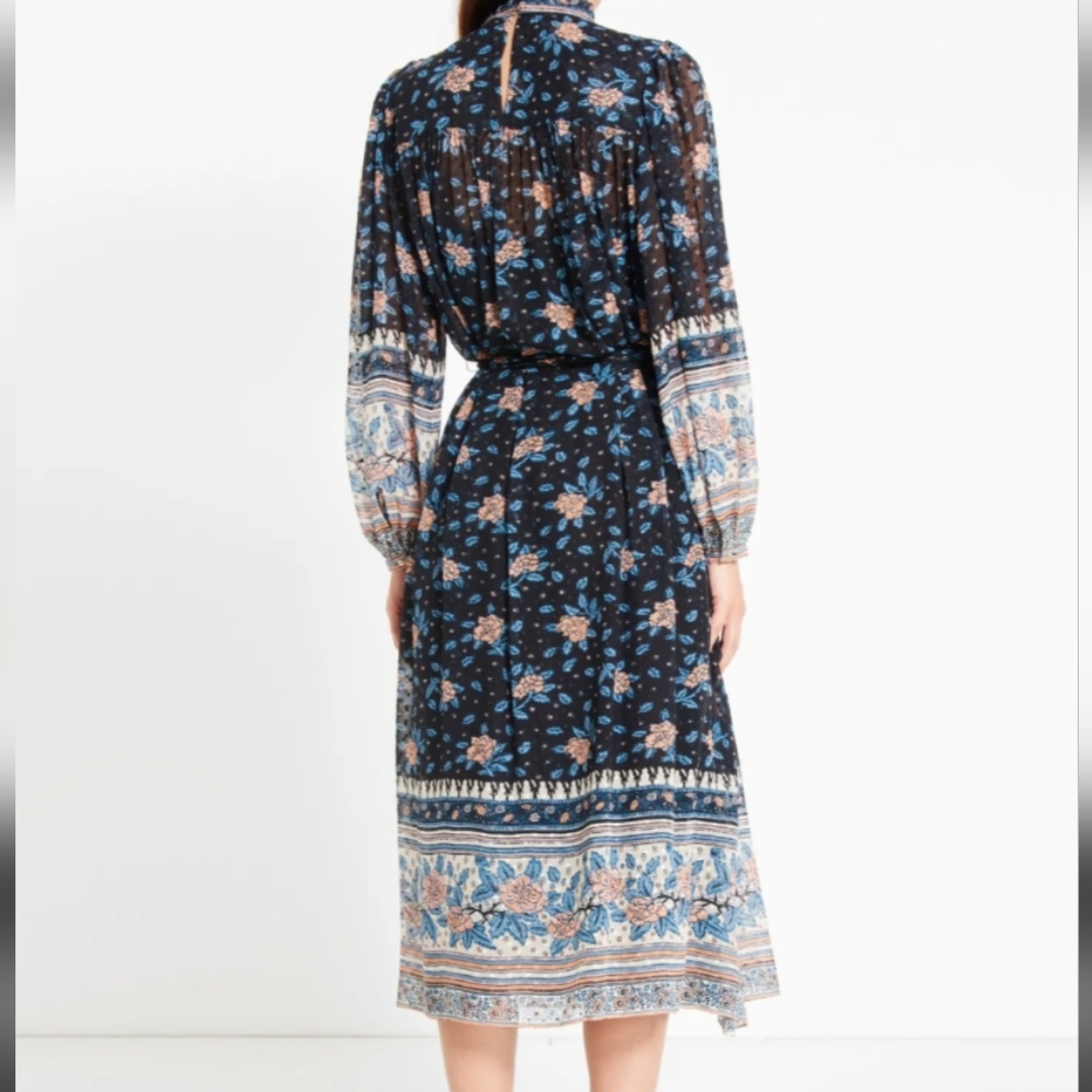 Ulla Johnson Prisma Silk Georgette Dress size 6 - Picture 5 of 16
